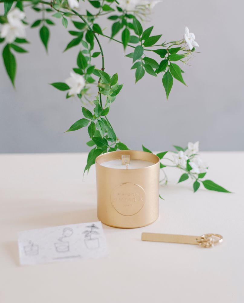 Customizable objects - Engraved Message Candle | Jasmine Scent | 190 gr - MAISON SHIIBA