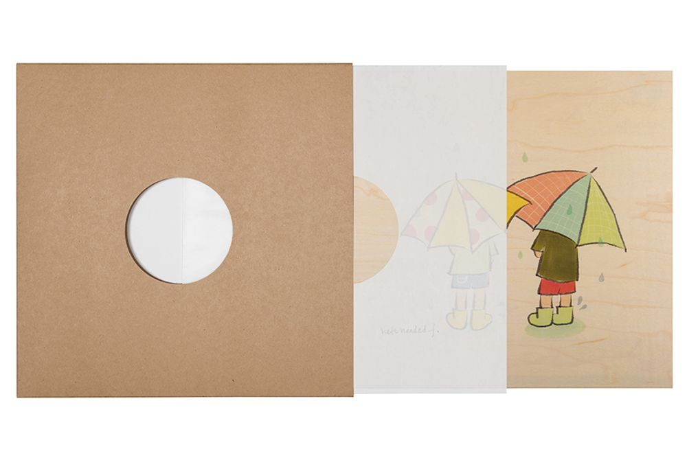 Other wall decoration - Wood poster "Rainy day" - WOODHI