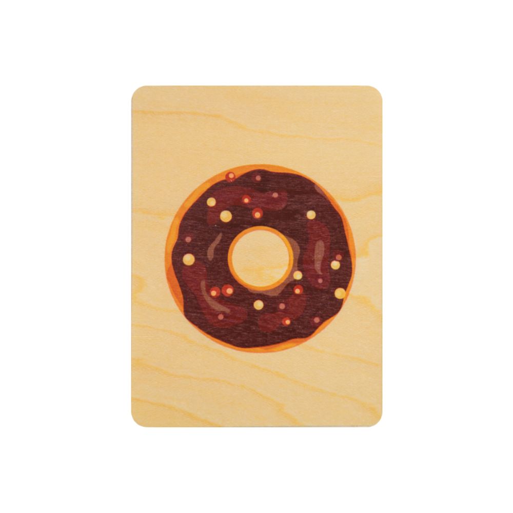 Carterie - Set cartes anniversaires Donuts - WOODHI