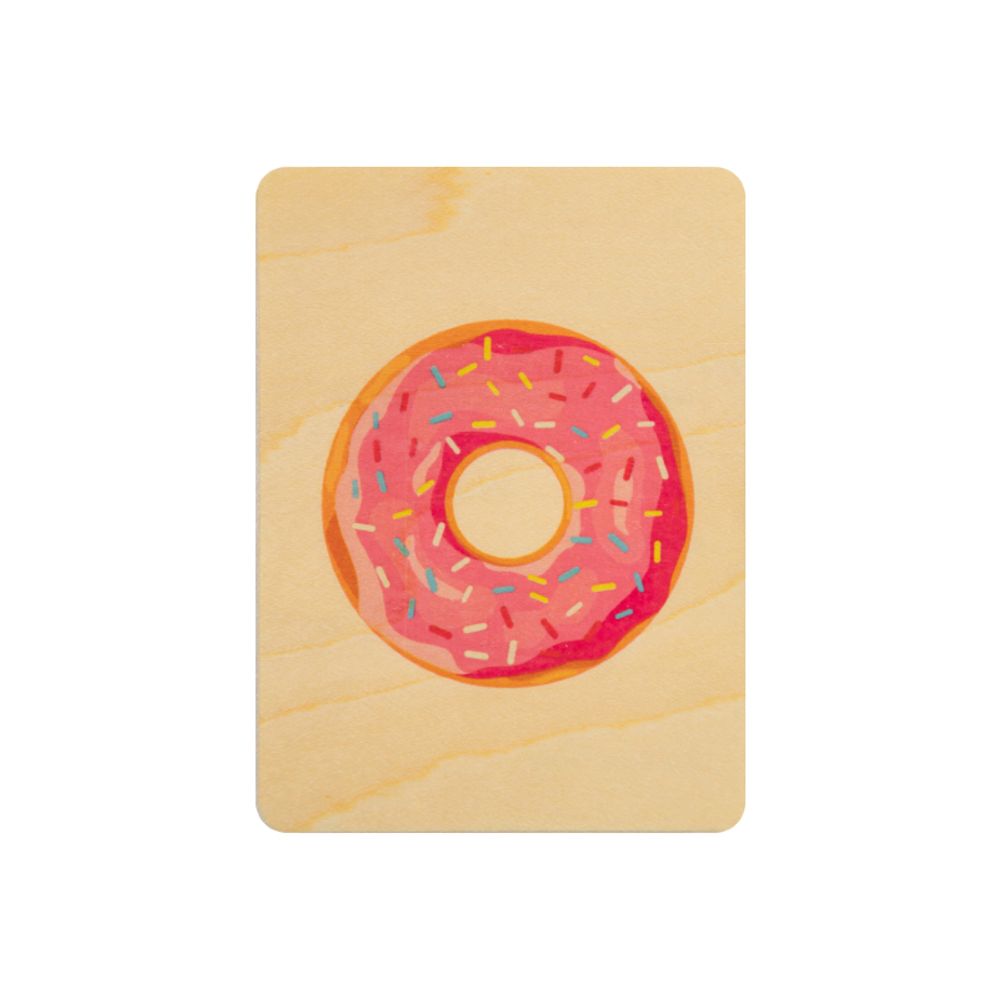 Carterie - Set cartes anniversaires Donuts - WOODHI