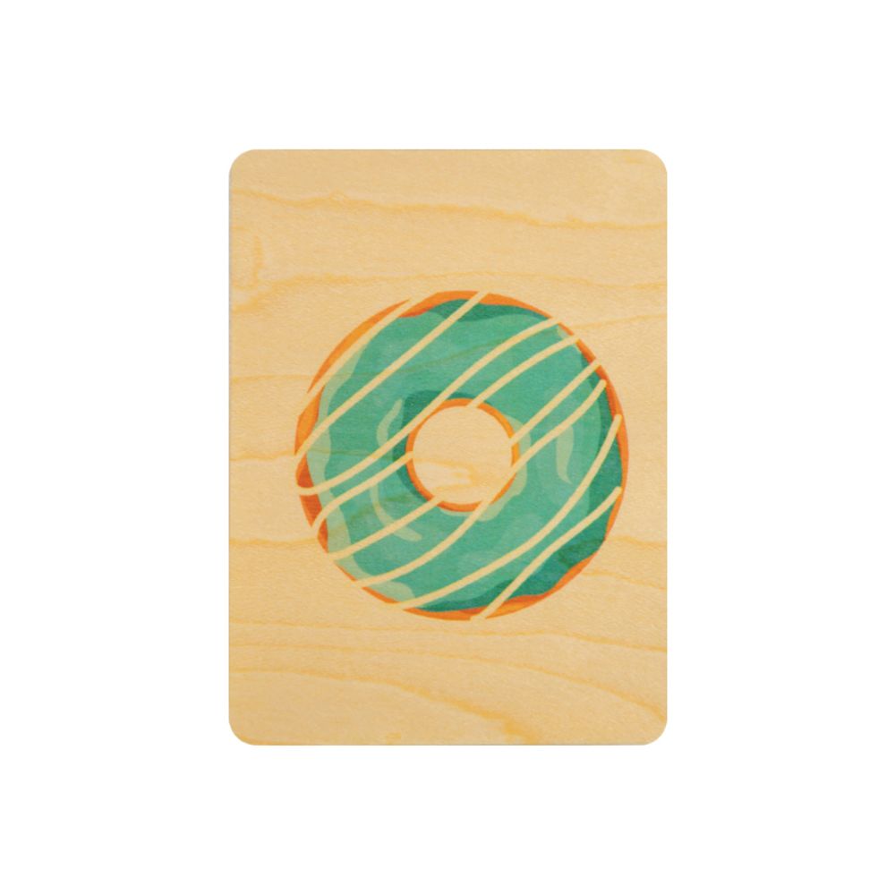 Carterie - Set cartes anniversaires Donuts - WOODHI