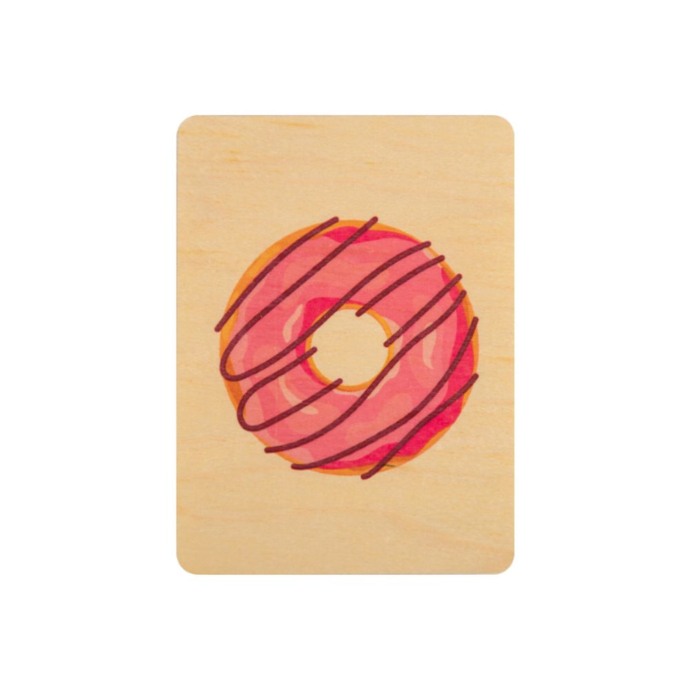 Carterie - Set cartes anniversaires Donuts - WOODHI