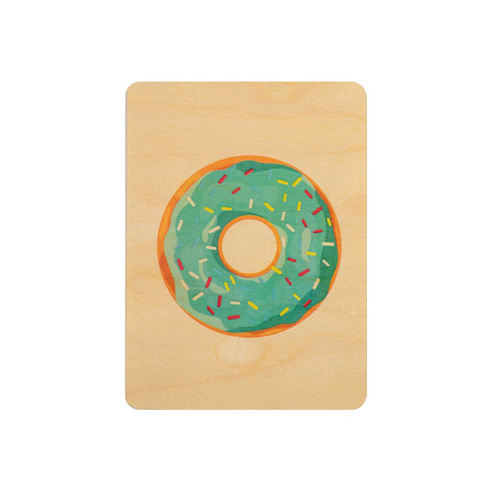Carterie - Set cartes anniversaires Donuts - WOODHI