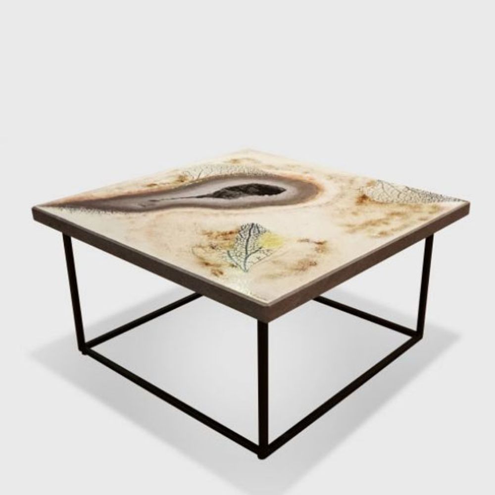 Coffee tables - Exceptional coffee tables in enamelled lava - ATELIER PÉPITE DE LAVE