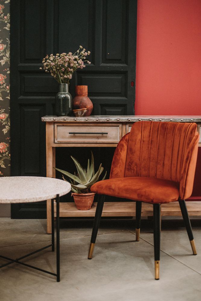 Chaises pour collectivités - Chaise LUGGER velour - MISTER WILS