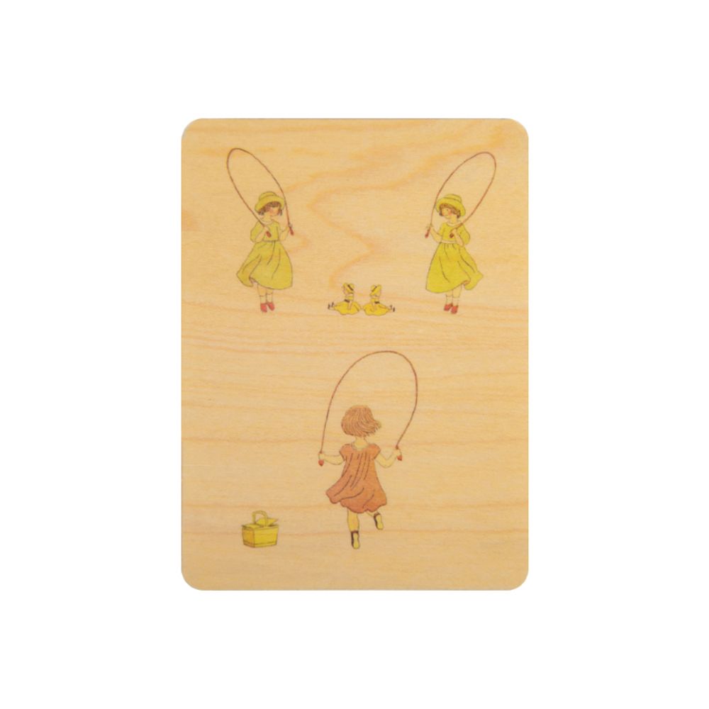 Autres décorations murales - Carte Woodhikids Corde à sauter - WOODHI