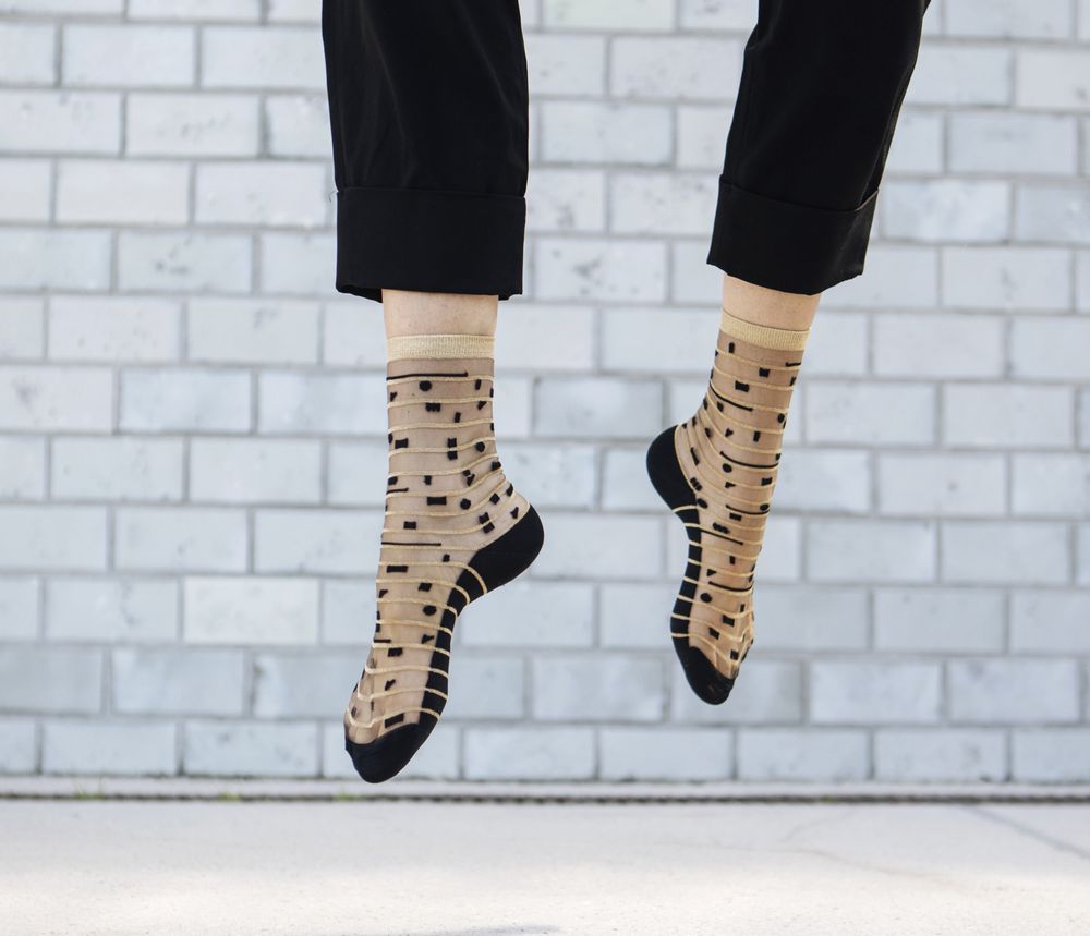 Socks - 5th Avenue Gold - ATELIER ST EUSTACHE
