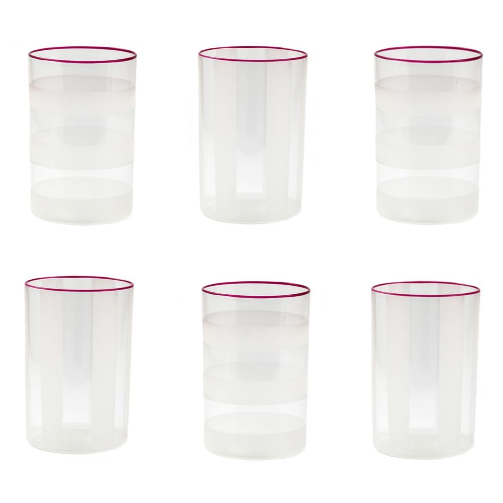 Verres - Set des 6 Strica Verres - GIBERTO VENEZIA
