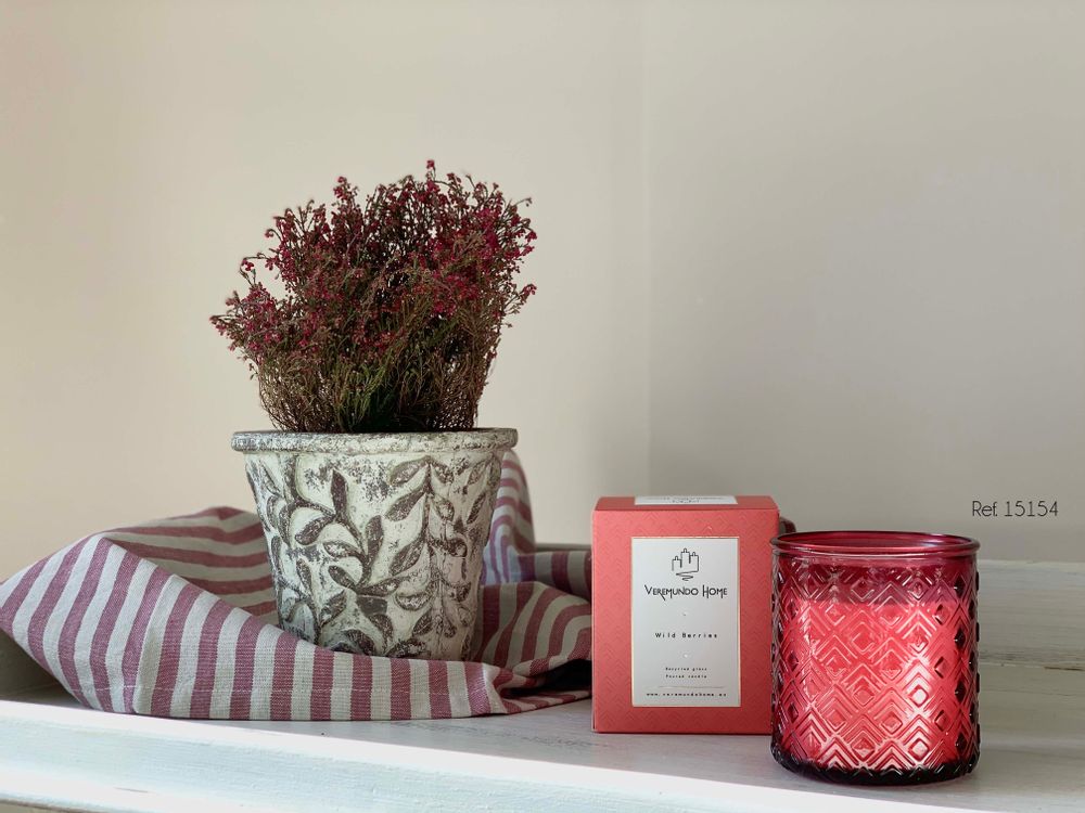 Decorative objects - Red Scented Candle - Organic Collection - VEREMUNDO HOME