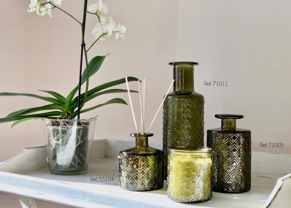 Objets de décoration - Bougie parfumée verte - Organic Collection - VEREMUNDO HOME