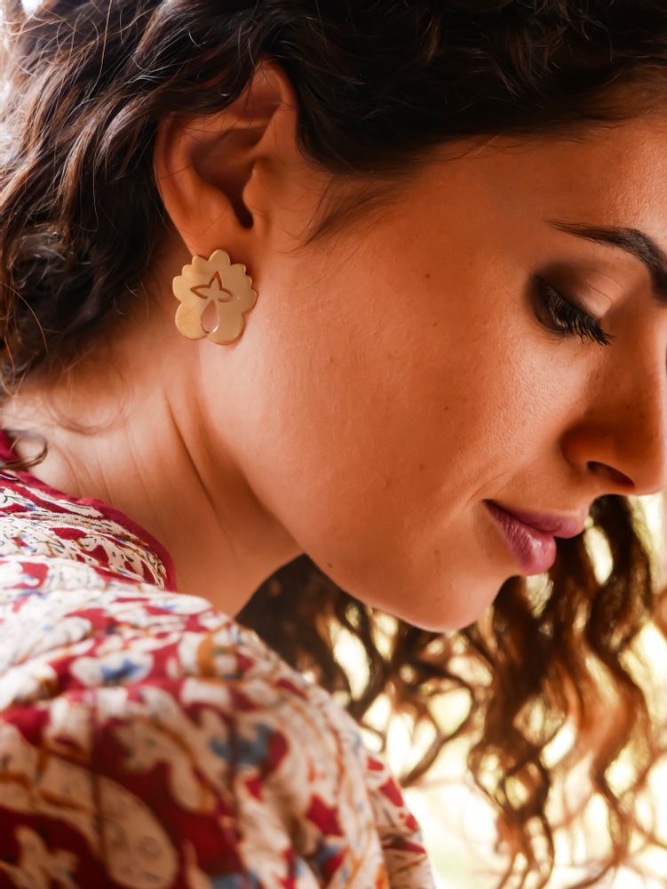 Bijoux - Boucles d'oreilles Manon - JOUR DE MISTRAL