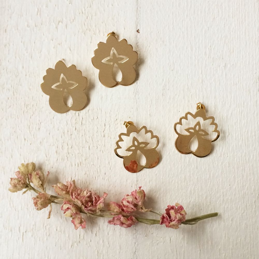 Bijoux - Boucles d'oreilles Manon - JOUR DE MISTRAL