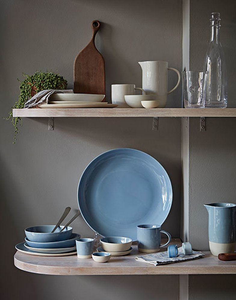 Platter and bowls - Shell Bisque Cereal Bowl - CANVAS HOME