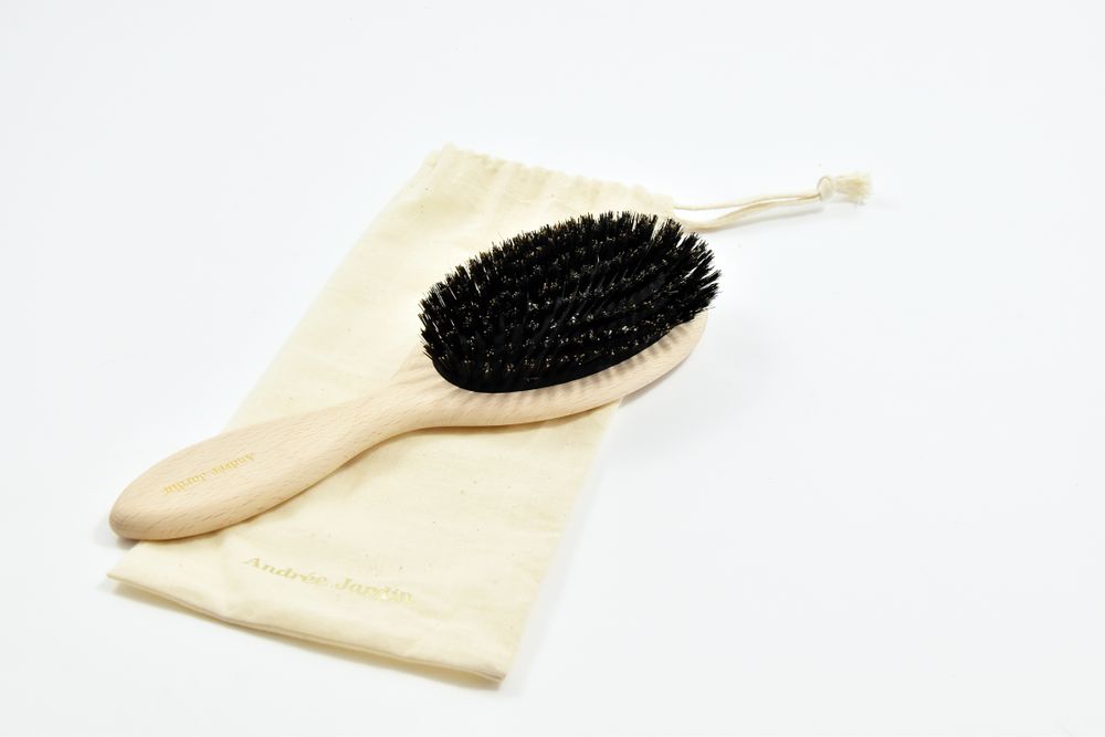 Accessoires à poser - Brosses à cheveux en bois de hêtre à poils de sanglier ou picots naturels - ANDREE JARDIN
