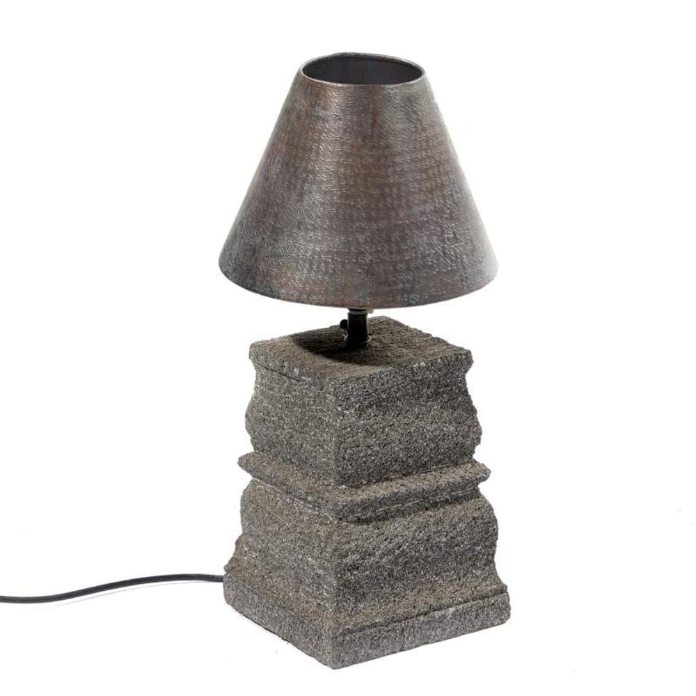 Lampes de table - Lampe en Pierre de Lave et Cuivre - SEMPRE LIFE