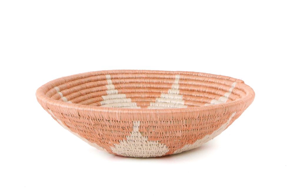 Decorative objects - Medium Apricot Round Basket - ALL ACROSS AFRICA + KAZI