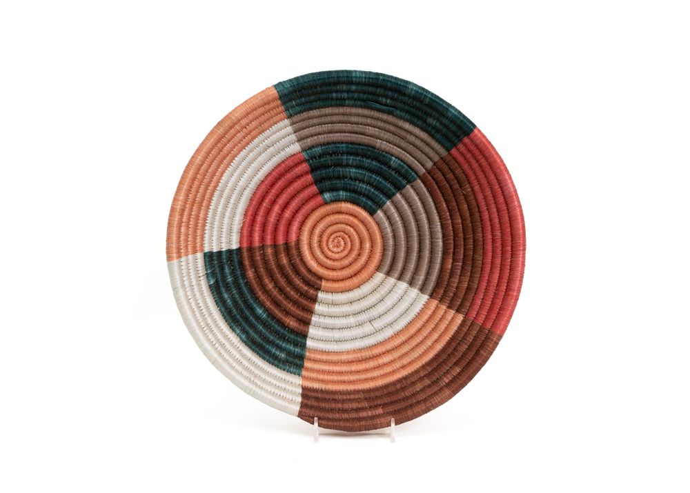 Other wall decoration - Large Coral + Clay Umuseke Bowl - ALL ACROSS AFRICA + KAZI