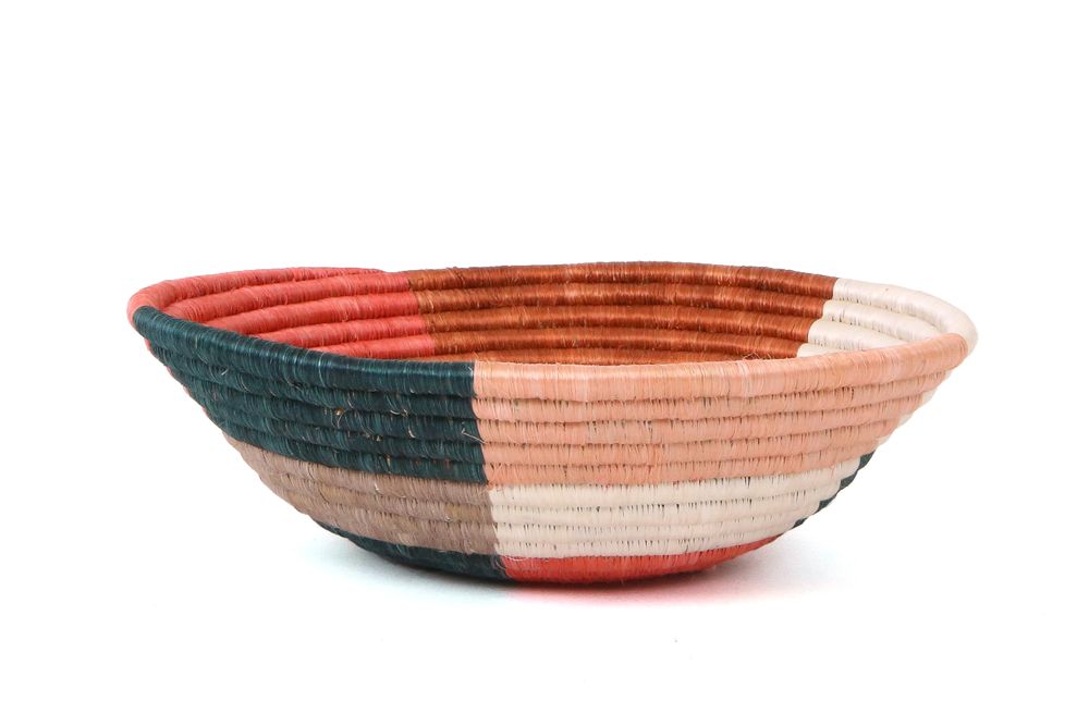 Other wall decoration - Large Coral + Clay Umuseke Bowl - ALL ACROSS AFRICA + KAZI