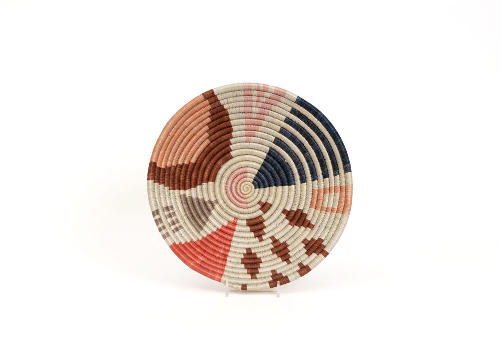 Other wall decoration - Medium Coral Cheza Bowl - ALL ACROSS AFRICA + KAZI