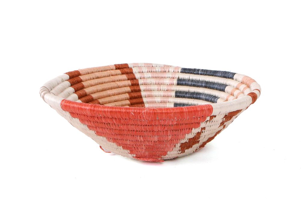 Other wall decoration - Medium Coral Cheza Bowl - ALL ACROSS AFRICA + KAZI
