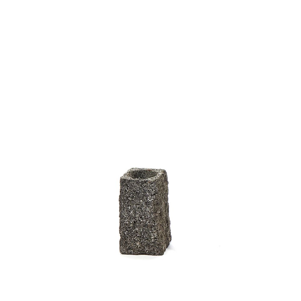 Candlesticks and candle holders - Vulcan 11 lavastone small - SEMPRE LIFE