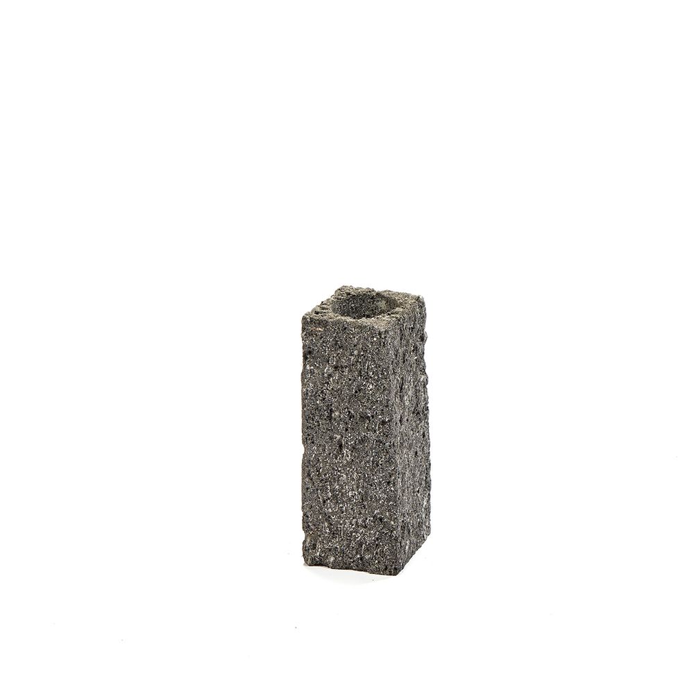 Candlesticks and candle holders - Vulcan Candle Holder in Lava Stone - SEMPRE LIFE