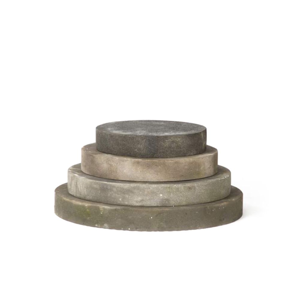 Decorative objects - Lava Stone Round Plaque - SEMPRE LIFE