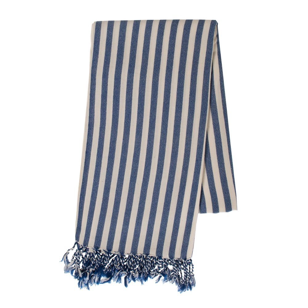 Serviettes de bain - SERVIETTE DE PLAGE FOUTA PESHTEMAL EN COTON TURQUE - LALAY