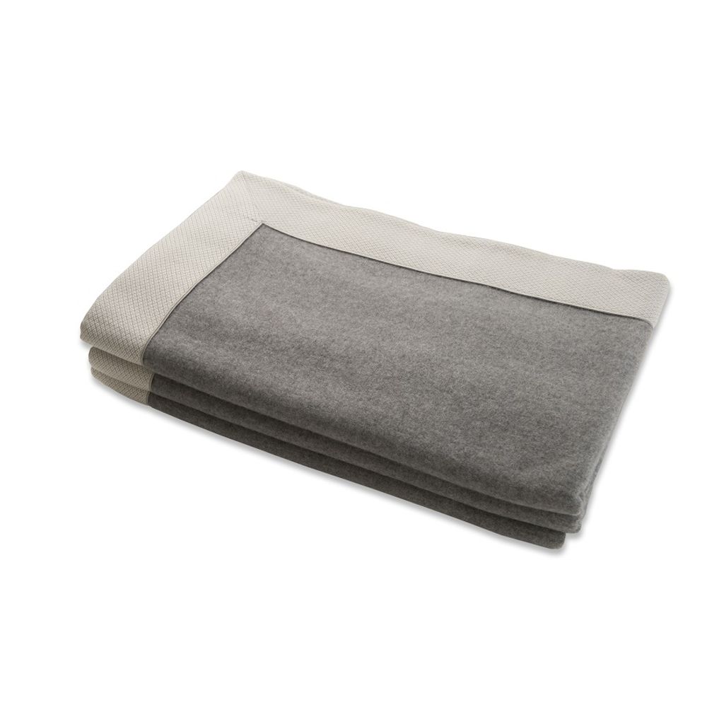Plaids - Couverture « Piémont Bordo Nastro Diamante » - MASSERANO CASHMERE