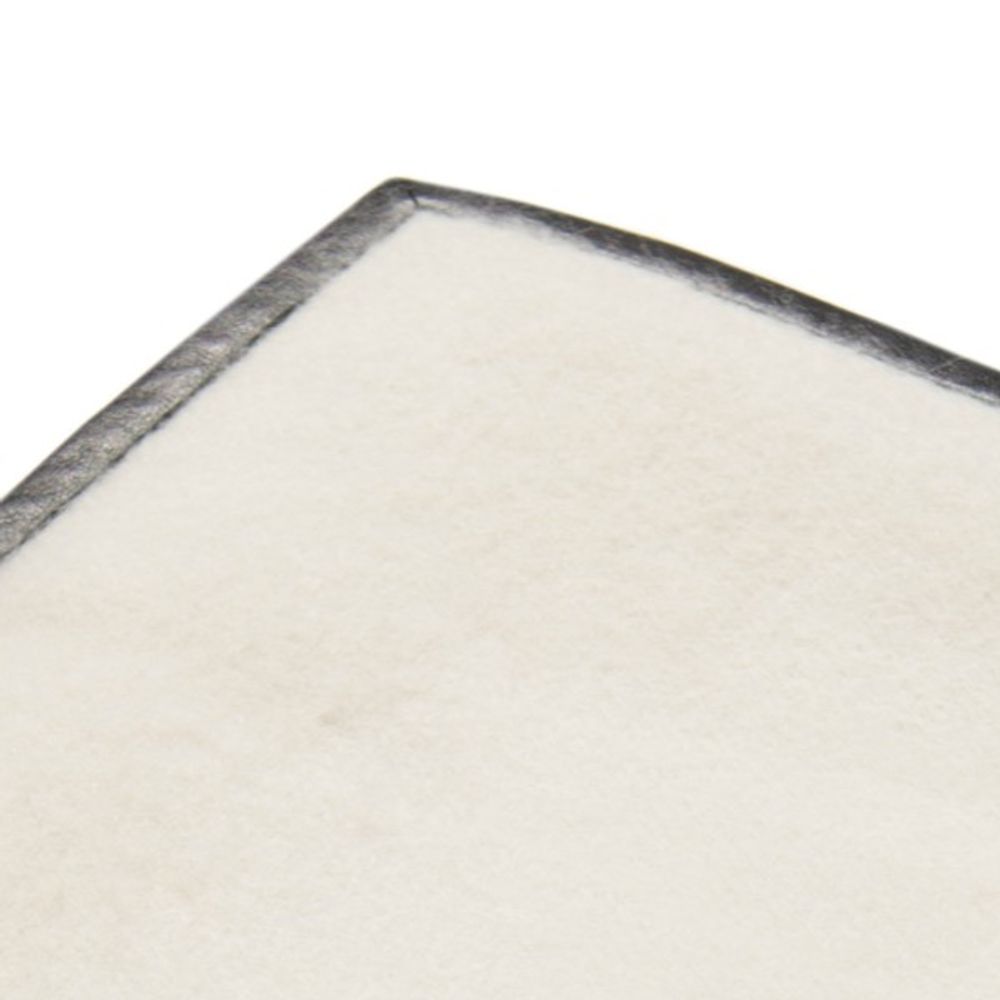 Throw blankets - Throw "Biella 1cm Leather Border" - MASSERANO CASHMERE