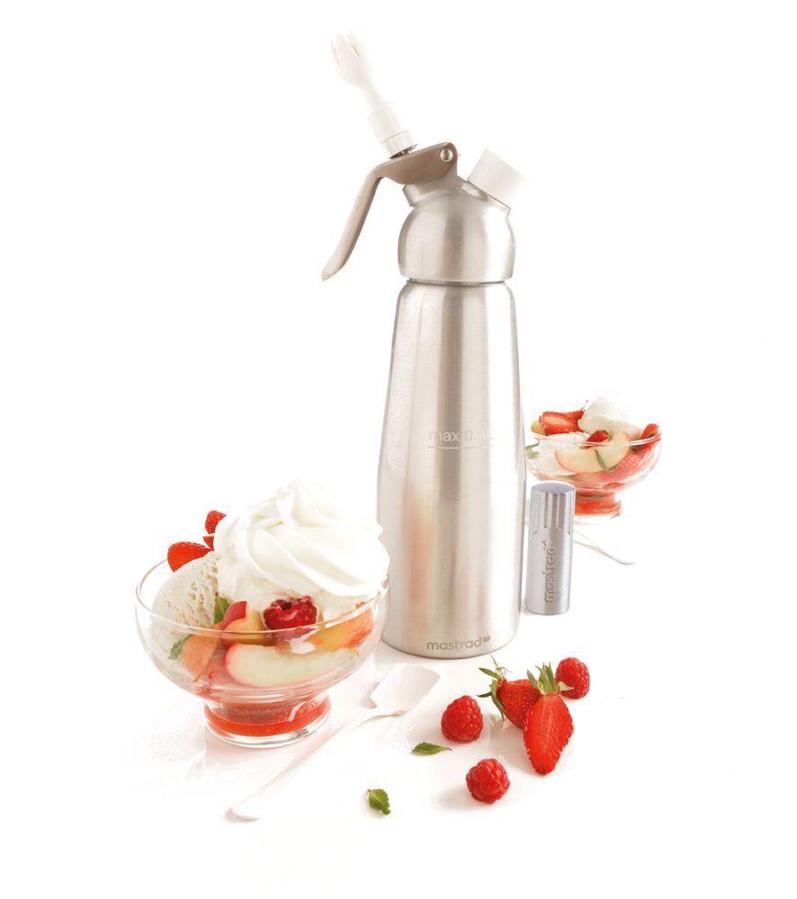 Kitchen utensils - Hot & cold mousses whipper - 0,5L aluminium - M&CO