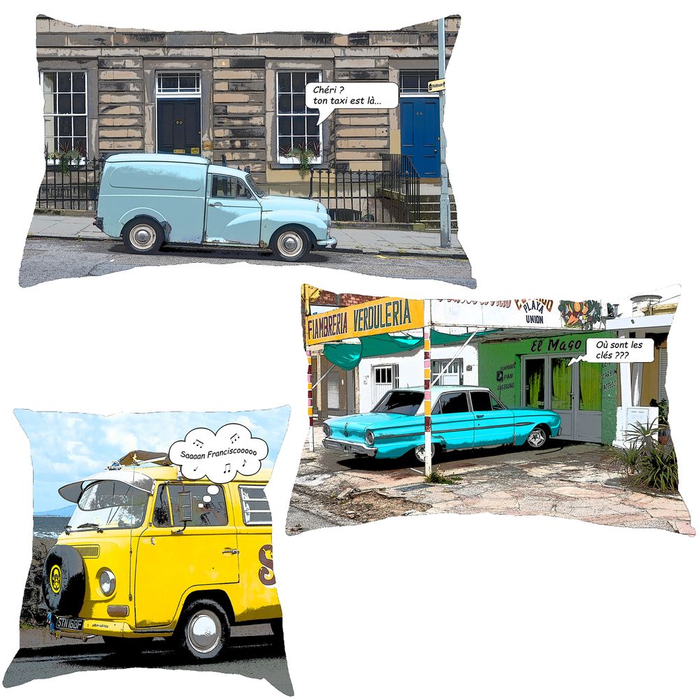 Linge de lit - Gamme de coussins  - Produit de créateur - Fabrication française - SAQERABA