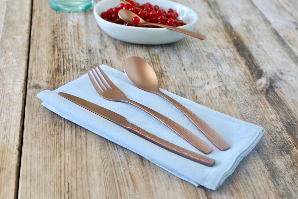 Couverts & ustensiles de cuisine - COUVERTS INOX TITANIUM. - LEBRUN COUVERTS