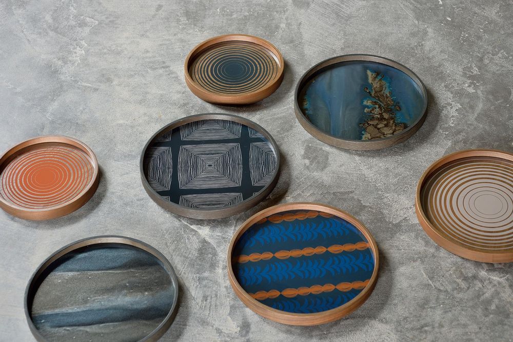 Plateaux - Collection plateaux Linear flow - ETHNICRAFT