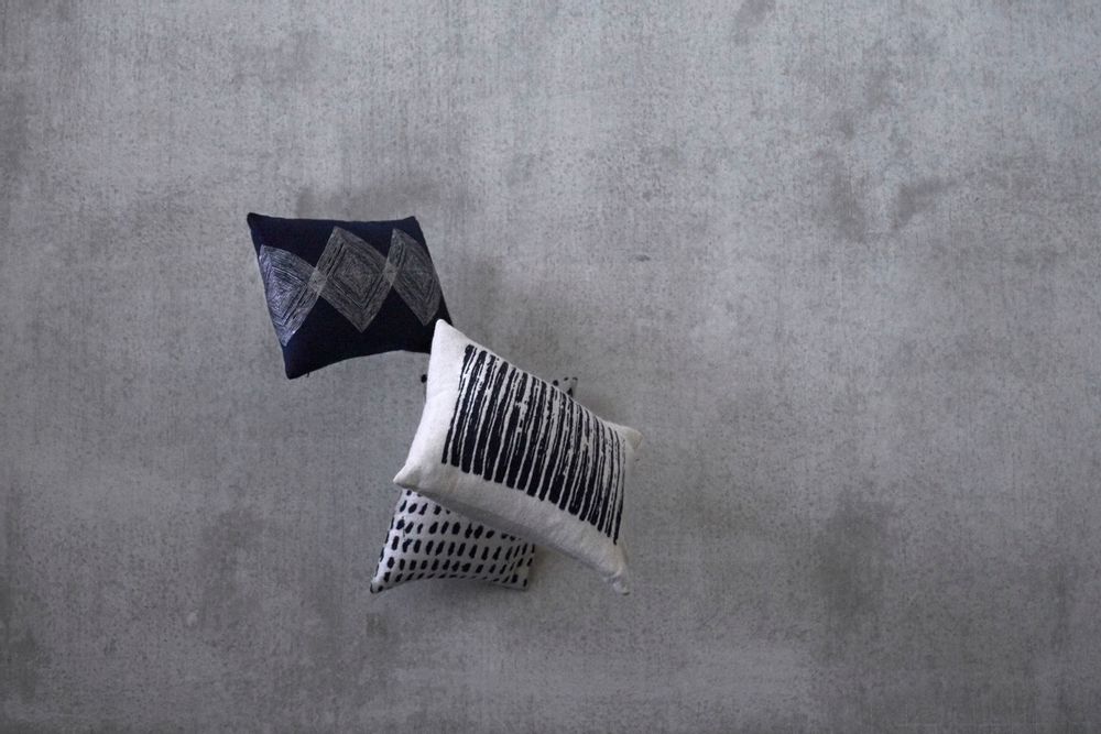 Cushions - Mystic Ink textile collection - ETHNICRAFT
