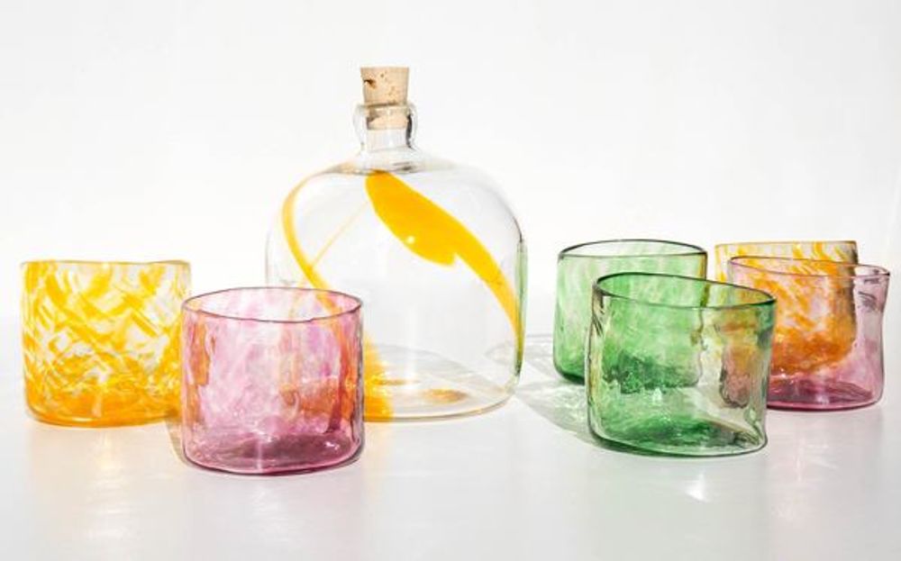 Art glass - Several glass objects - WOLOCH COMPANY