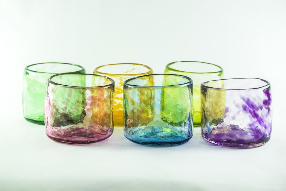 Art glass - Several glass objects - WOLOCH COMPANY