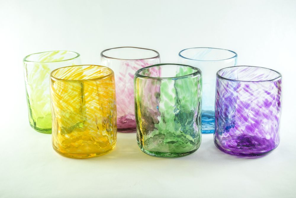 Art glass - Several glass objects - WOLOCH COMPANY