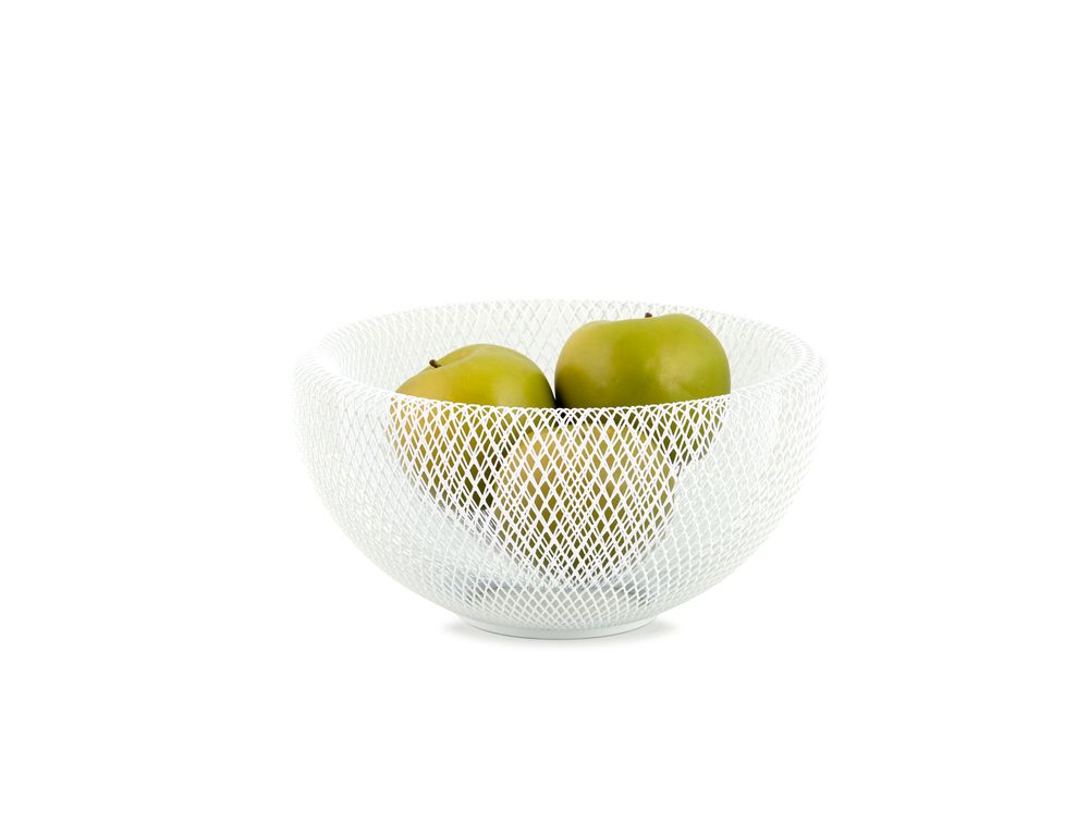 Ustensiles de cuisine - Panier à fruits en métal blanc MS70025 - ANDREA HOUSE