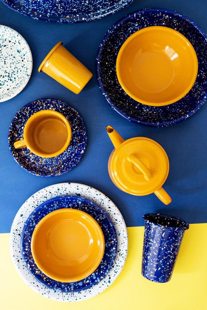 Meubles de cuisines  - Les assiettes Sparkle - ELIFLE ENAMELWARE