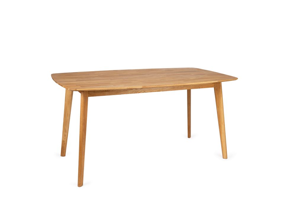 Dining Tables - Oak wood dining table 150x90x75 cm MU70191 - ANDREA HOUSE