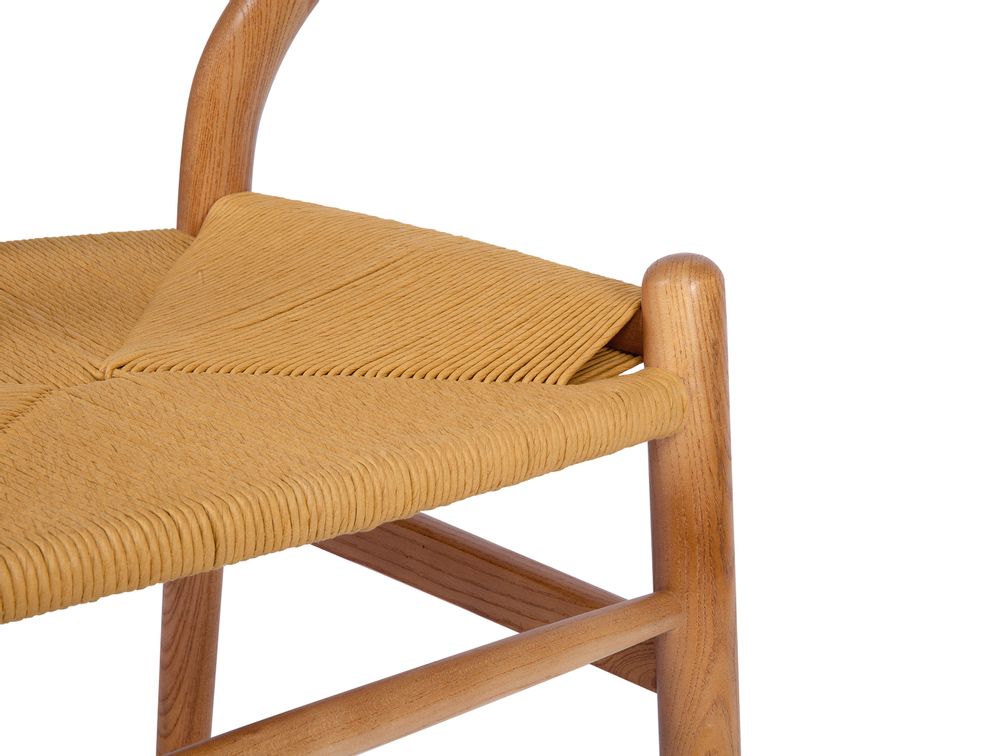 Chaises - Chaise Salma, bois d'orme et corde de papier MU70002 - ANDREA HOUSE
