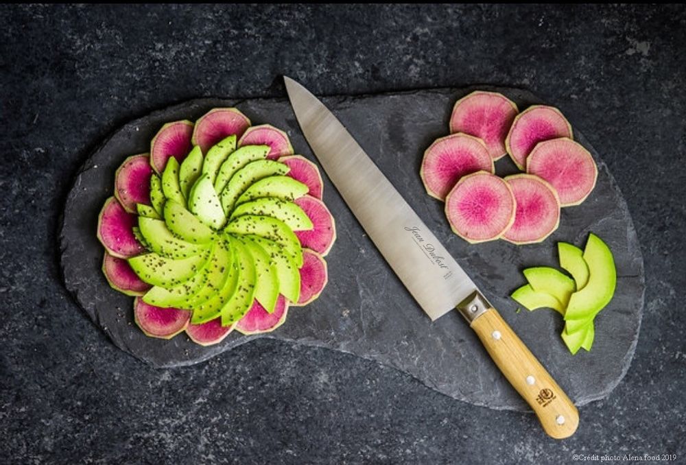 Couteaux - Gamme 1920 chêne certifié PEFC en Sacoche cuir véritable - JEAN DUBOST