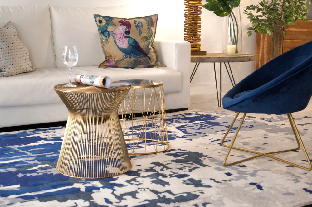 Contemporary carpets - FIRE DESIGN, AREA RUG HANDMADE on BAMBOO SILK - KAYMANTA