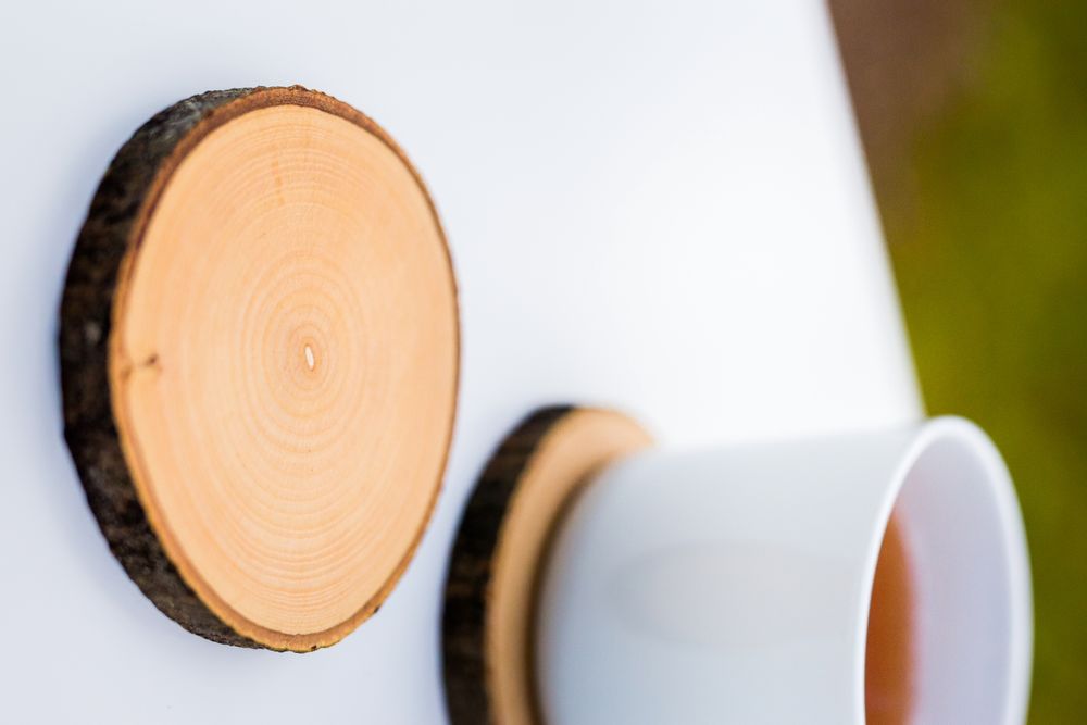 Objets de décoration - Dessous de verre en bois Tree4Tea - RIO LINDO - THINGS THAT INSPIRE