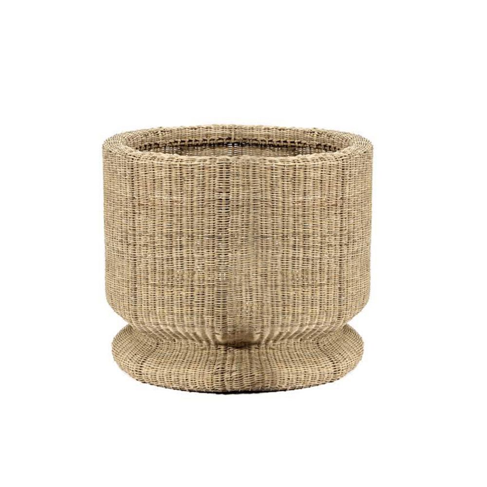 Flower pots - ROMELU vase Ø50 rattan - SEMPRE LIFE