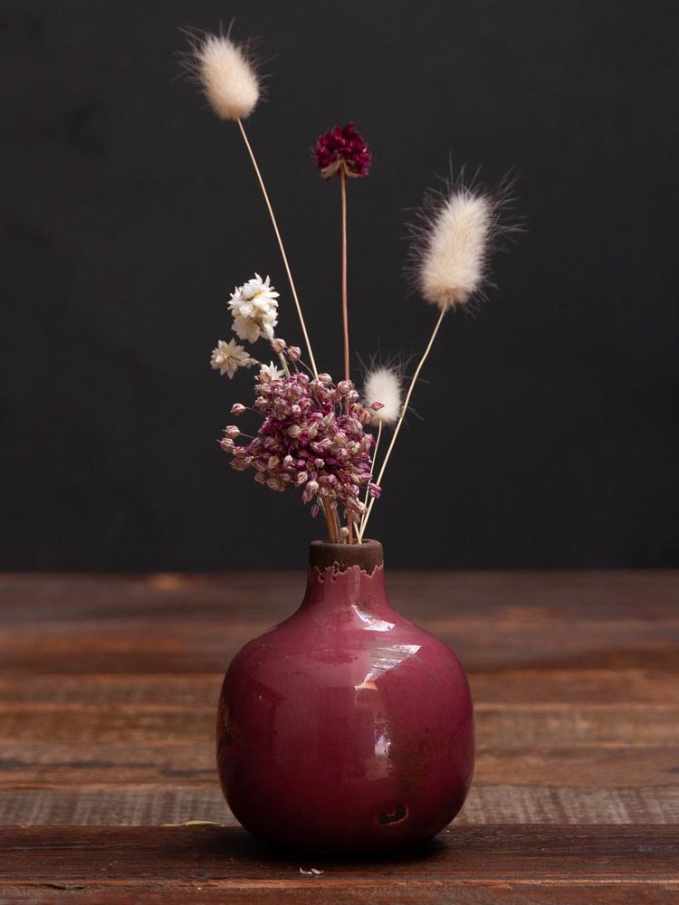 Vases - Small pink ceramic vase - CHEHOMA