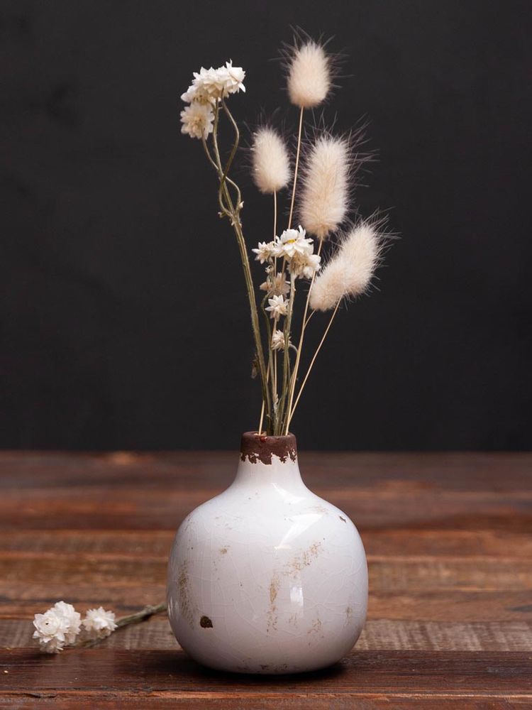 Vases - Small white ceramic vase - CHEHOMA