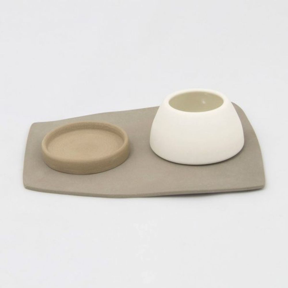 Unique pieces - Handmade porcelain multiple objects  - WOLOCH COMPANY