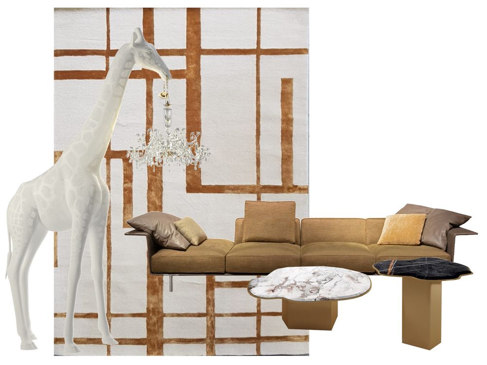 Tapis sur-mesure - TAPIS DE ZONE FABRIQUÉ À LA MAIN - KAYMANTA